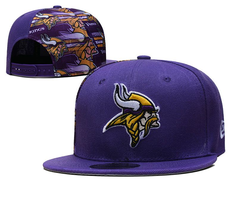 2022 NFL Minnesota Vikings Hat TX 09022->->Sports Caps
